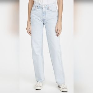 NEW RE/DONE 90s High Rise Loose Jeans size 27